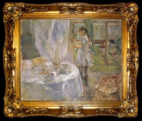 framed  Berthe Morisot At the little cottage, ta009-2